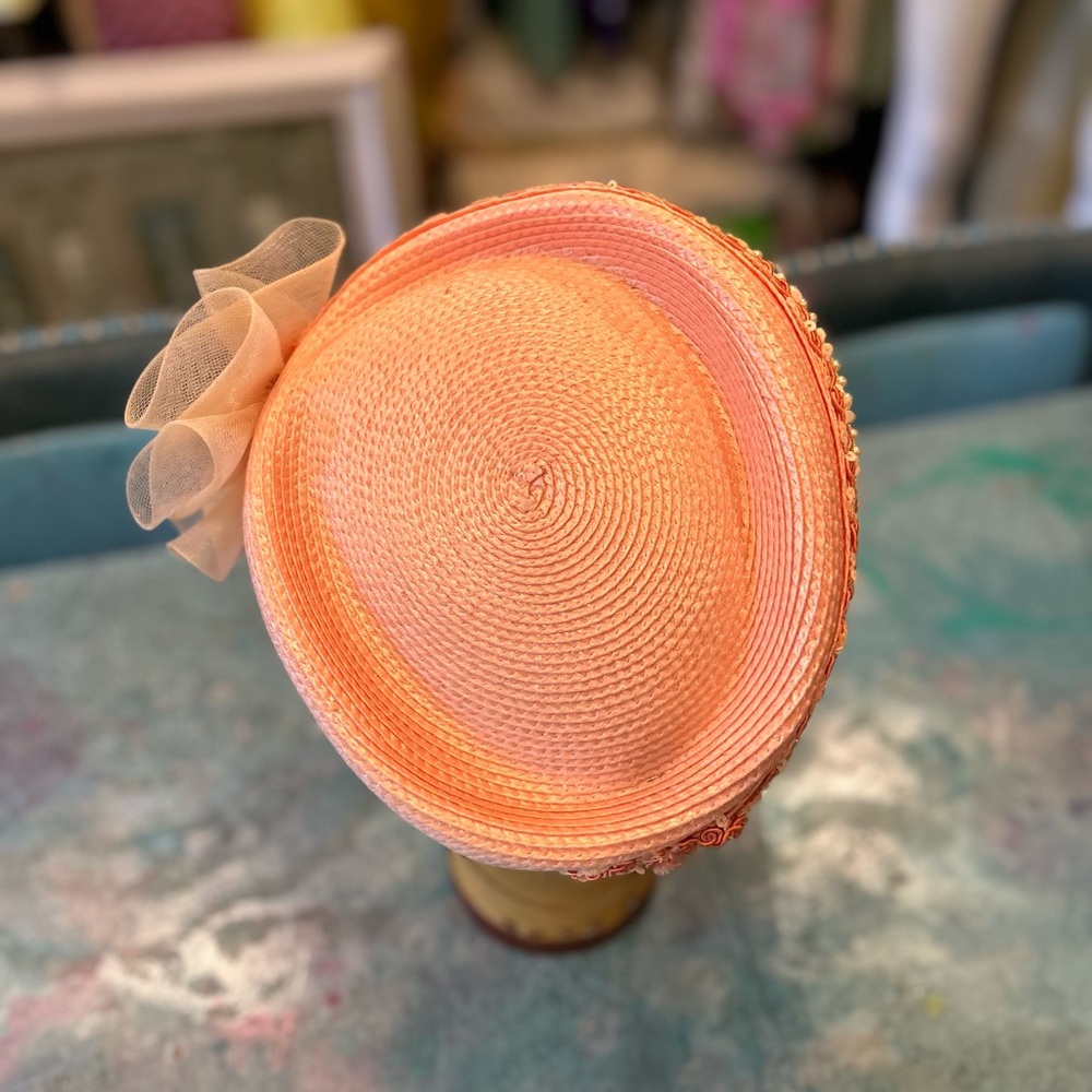 Pink Pearled Flapper Hat - Picture 6 of 11